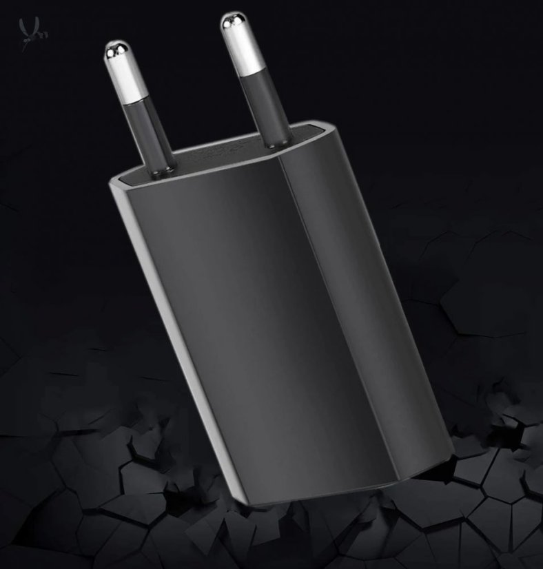 ISO - Adaptér univerzální USB nabíječka do sítě 220V - 5V/1A - Barva: Bílá