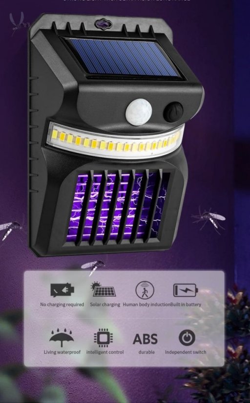 Zapp Light - Elektrický lapač hmyzu 2v1 W792SOLAR