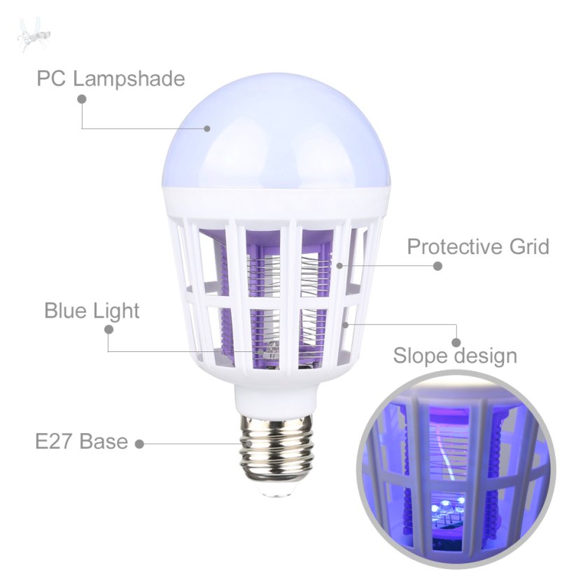 Zapp Light - LED žárovka proti komárům a hmyzu 2v1