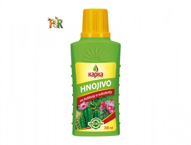 Tekuté hnojivo na kaktusy a sukulenty KAPKA (200 ml)