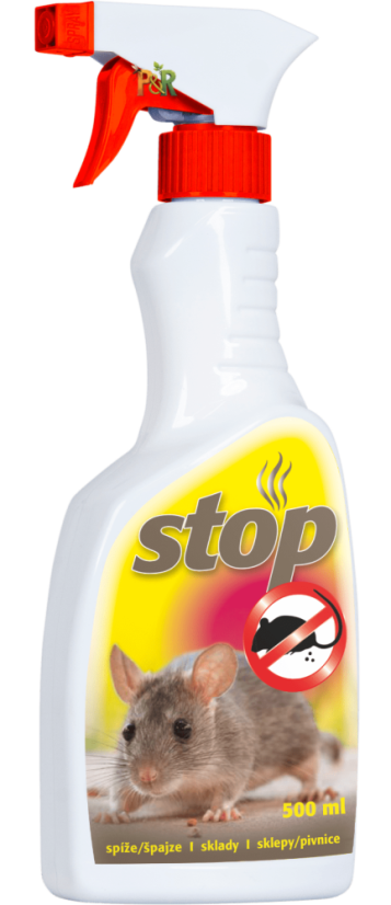 STOP MYŠÍM – Pachový odpuzovač hlodavců 500 ml