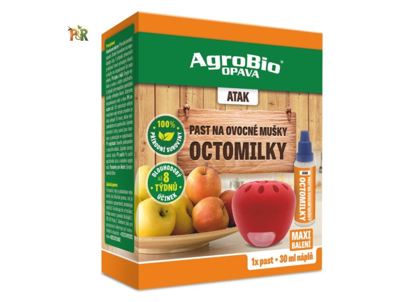ATAK Past na octomilky (červené jablko) | Včetně 30ml atraktantu ATAK Past na octomilky (červené jablko) | Včetně 30ml atraktantu