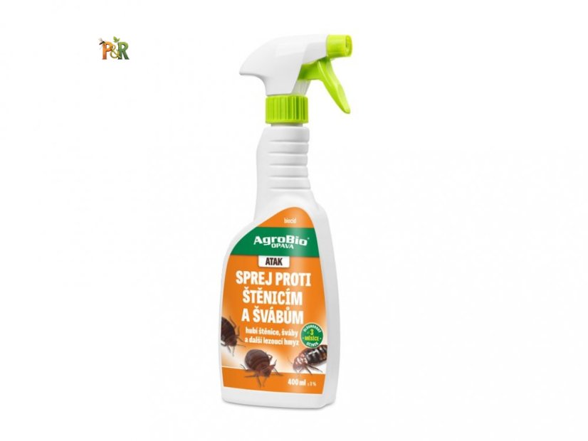 ATAK Sprej proti štěnicím a švábům 400ml ATAK Sprej proti štěnicím a švábům 400ml