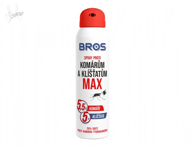BROS MAX proti komárům a klíšťatům 90ml