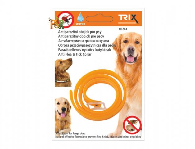 Antiparazitní obojek pro psy s délkou 33 cm