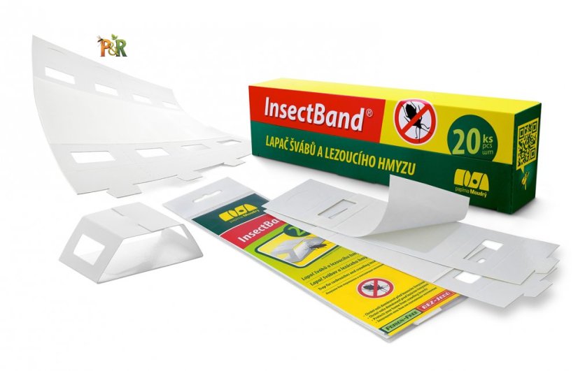 Lapač švábů a lezoucího hmyzu InsectBand (Lepová past)
