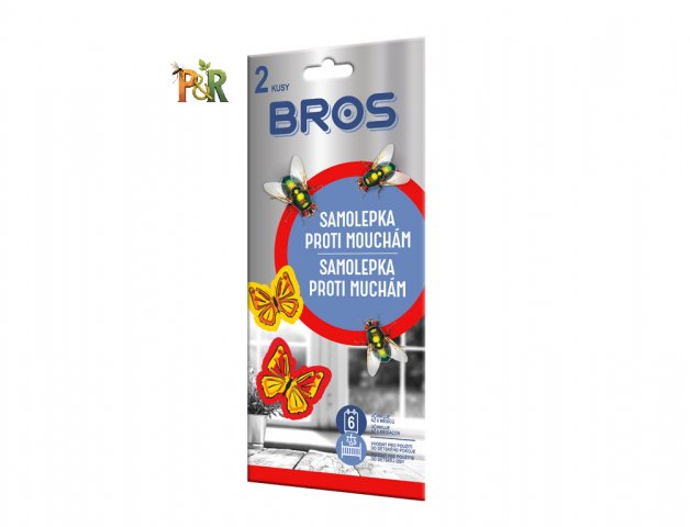 BROS samolepka proti mouchám 2ks