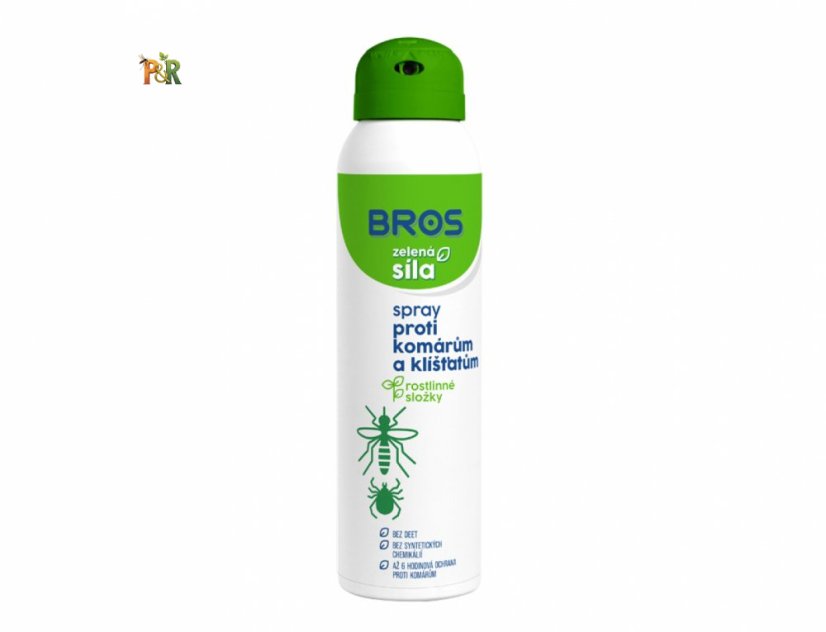 BROS ZELENÁ SÍLA proti komárům a klíšťatům 90ml