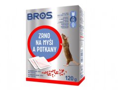 Jed na myši a potkany BROS Zrní (6x20g) – Přirozená obilná nástraha
