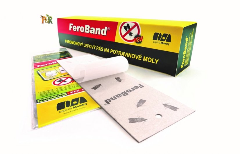 Mololapka na potravinové moly FeroBand (1 ks) – S feromonem