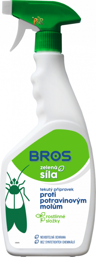 Insekticid BROS ZELENÁ SÍLA proti potravinovým molům 500ml