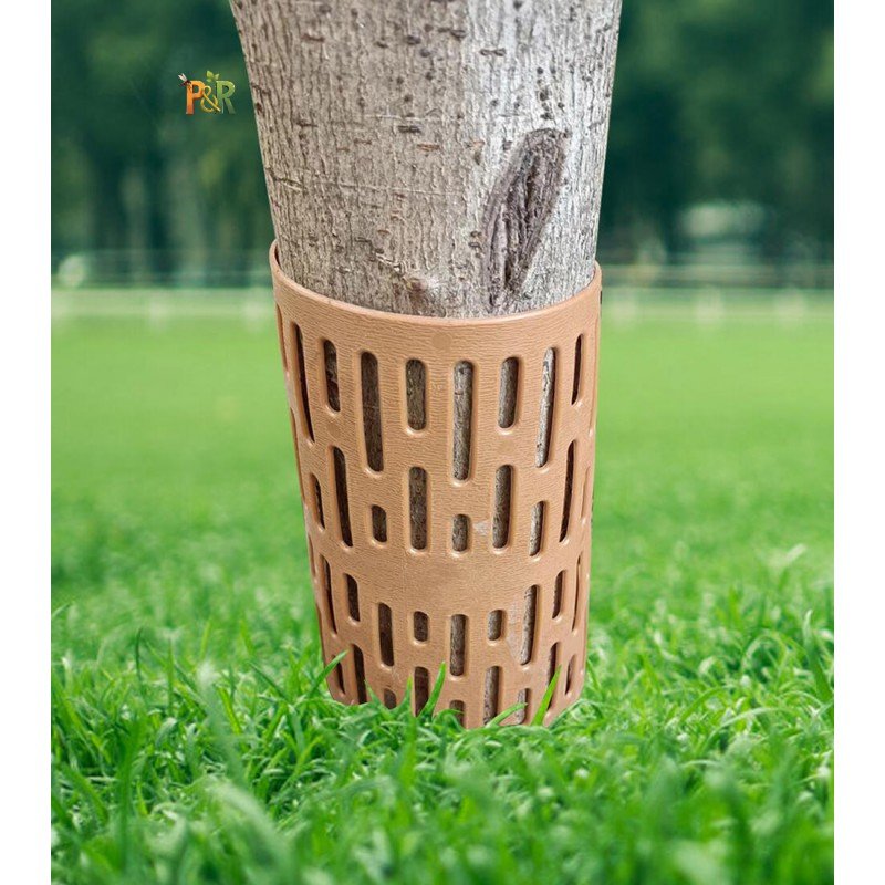 Plastová ochrana kmene stromu proti okusu a sekačkám (34,5 x 19,5 cm)