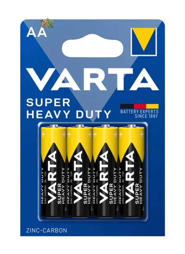 VARTA Super Heavy Duty AA R6 – tužkové baterie do domácnosti (4 ks)
