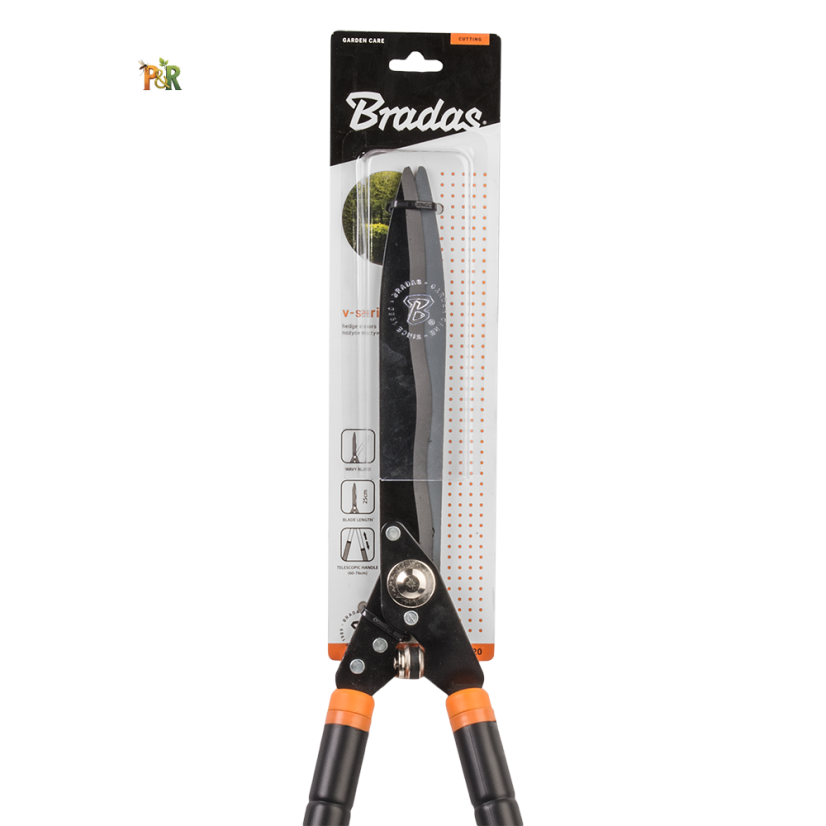 Teleskopické nůžky na živý plot řady V s vlnitou čepelí