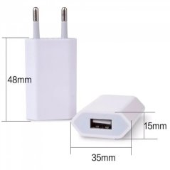 ISO - Adaptér univerzální USB nabíječka do sítě 220V - 5V/1A