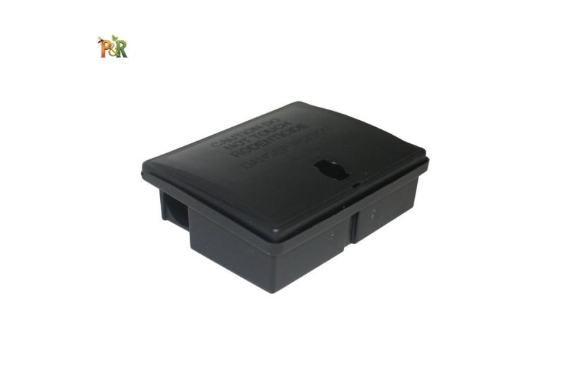 Malá deratizační stanička na myši PETI – uzamykatelná