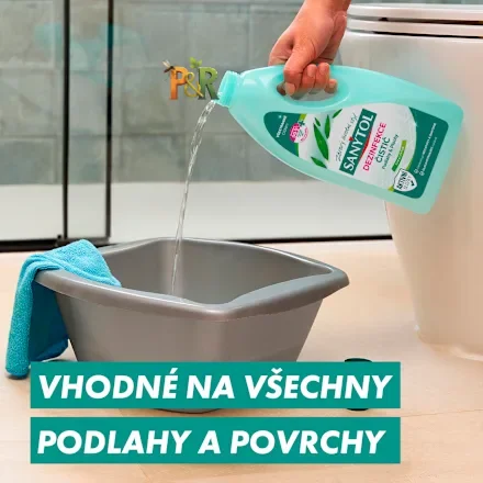 SANYTOL Dezinfekční čistič na podlahy eukalyptus 1 l