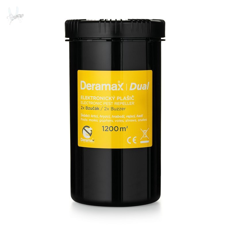 Deramax-Dual Elektronický plašič (odpuzovač) krtků a hryzců