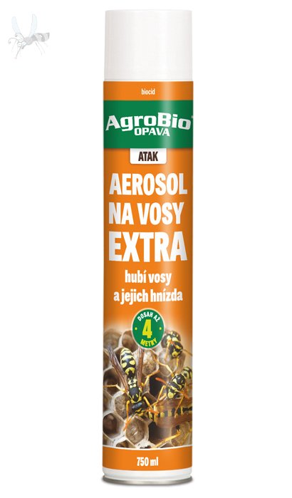 AgroBio Atak aerosol na vosy Extra 750 ml