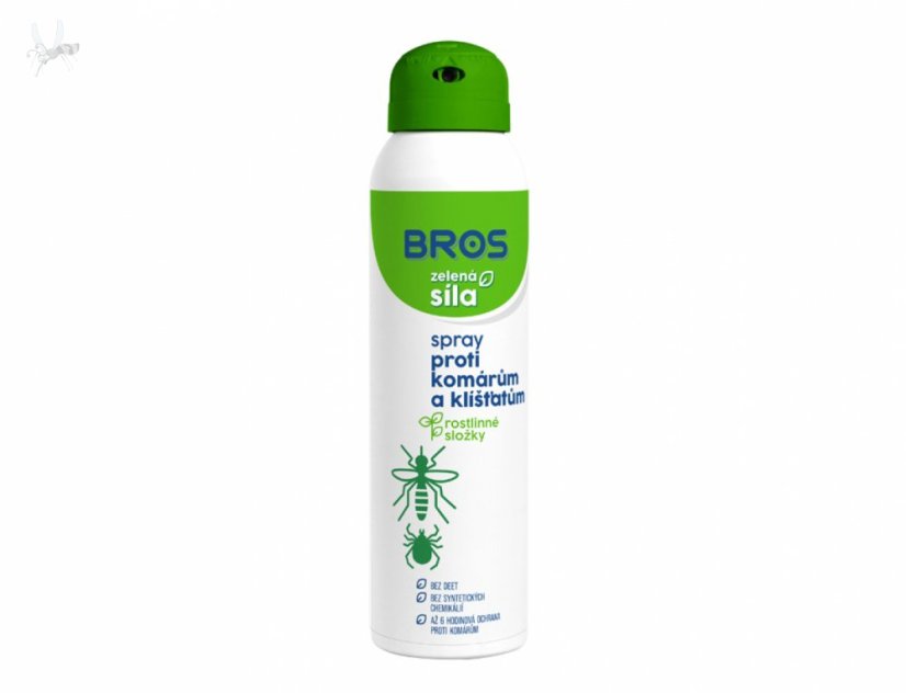 BROS ZELENÁ SÍLA proti komárům a klíšťatům 90ml