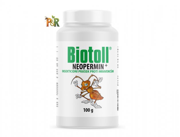 Insekticidní prášek Biotoll Neopermin+ (100 g) na likvidaci mravenců, švábů a rybenek Insekticidní prášek Biotoll Neopermin+ (100 g) na likvidaci mravenců, švábů a rybenek