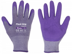 Rukavice LATEX FLASH GRIP LAVENDER