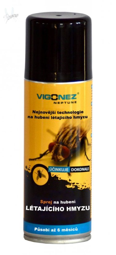 Sprej k hubení komárů, much a létajícího hmyzu 200ml