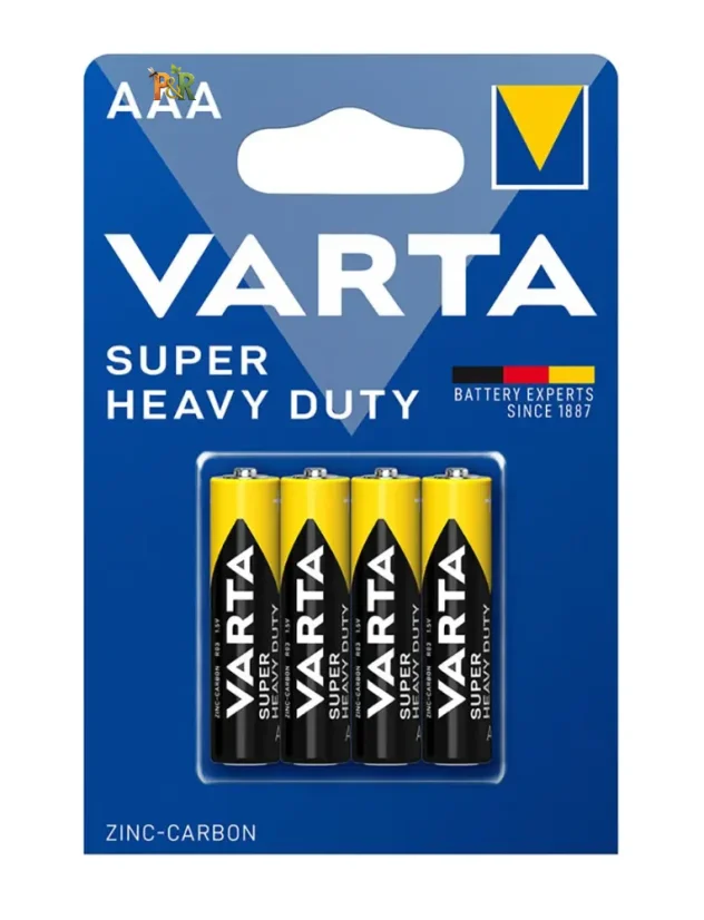 Mikrotužková baterie AAA R03 Super Heavy Duty (4ks)