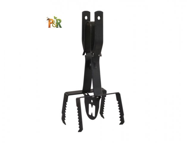 Past na polní myši a hryzce černá kovová