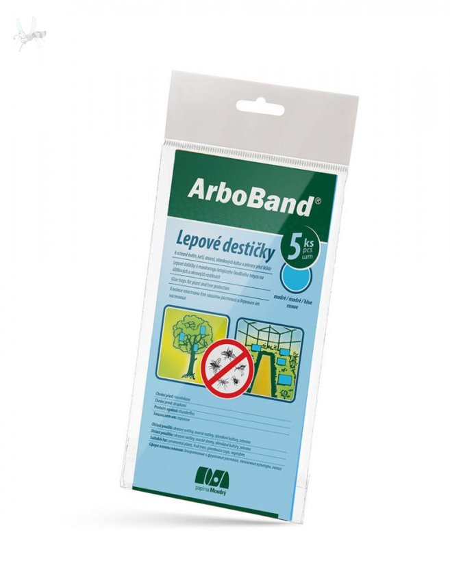 ARBOBAND - lepové desky k ochraně rostlin a stromů před škůdci 5ks - Modré