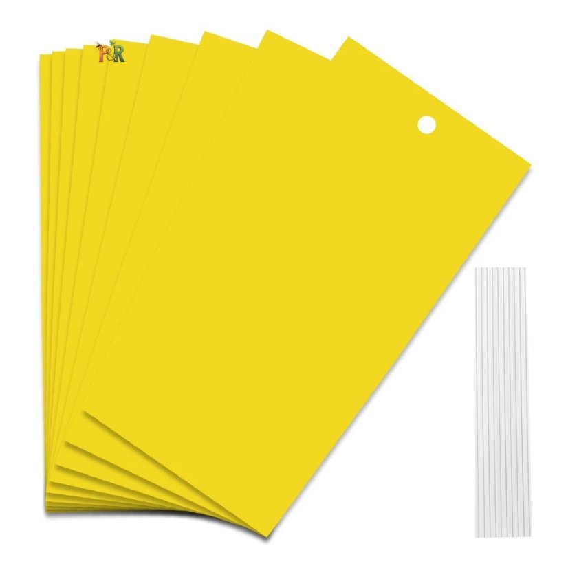 Hmyzák-off - Lepové desky k ochraně rostlin a stromů 10ks - žluté