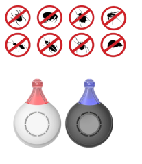 PEST REJECT Ultrazvukový repelent proti klíšťatům pro zvířata 33 x 14 x 46 mm