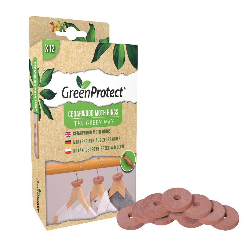 Green Protect Cedrové kroužky proti šatním molům